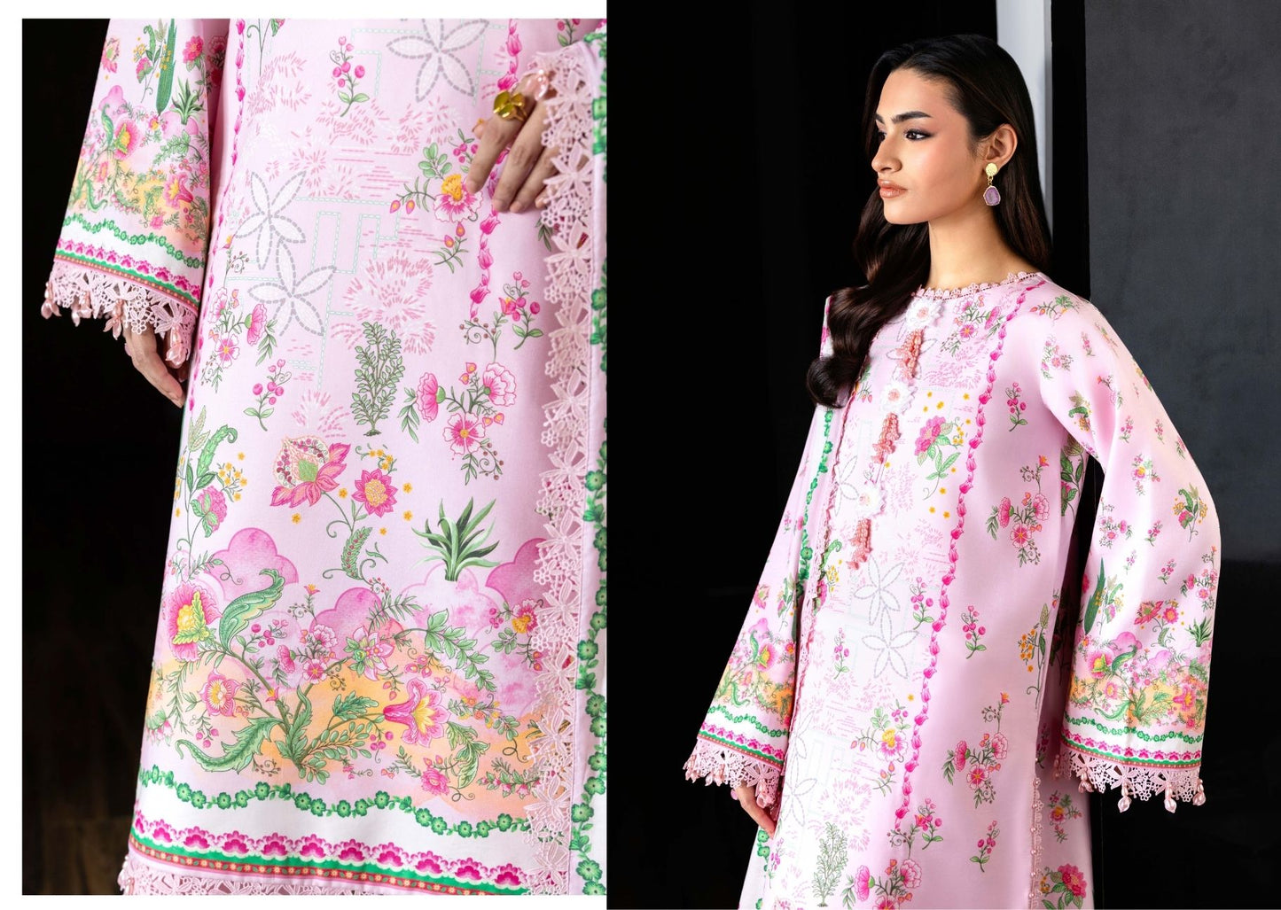 🔥 PRE ORDER | Naqsh Lemon Blossom Summer '26 – Premium Floral 3 Piece Lawn Suit