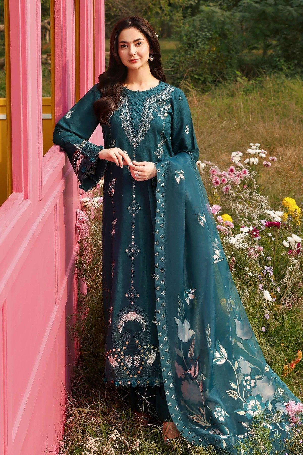 Hania Amir 3 piece embroidered Eid 2026 edit