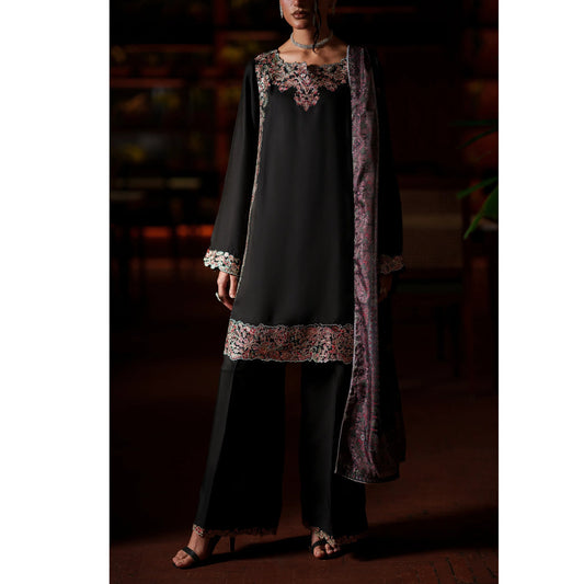 EALA Festive Embroidered Viscose Dress with Printed Silk Dupatta | Women’s Festive Wear Pakistani Designer Outfit by Casuallite