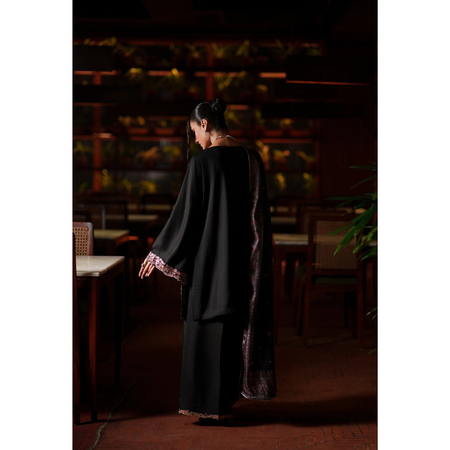 EALA Festive Embroidered Viscose Dress with Printed Silk Dupatta | Women’s Festive Wear Pakistani Designer Outfit by Casuallite
