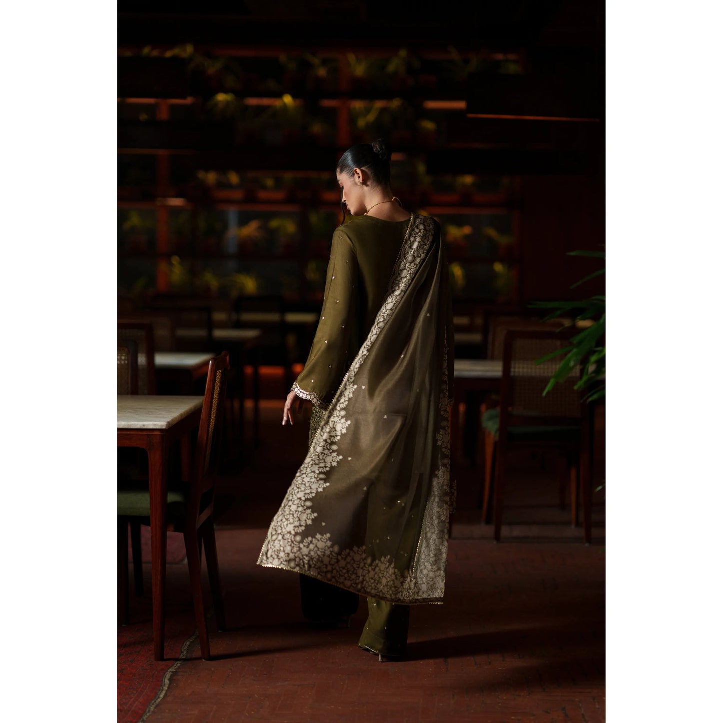 EALA Festive Embroidered Viscose Dress with Printed Silk Dupatta | Women’s Festive Wear Pakistani Designer Outfit by Casuallite