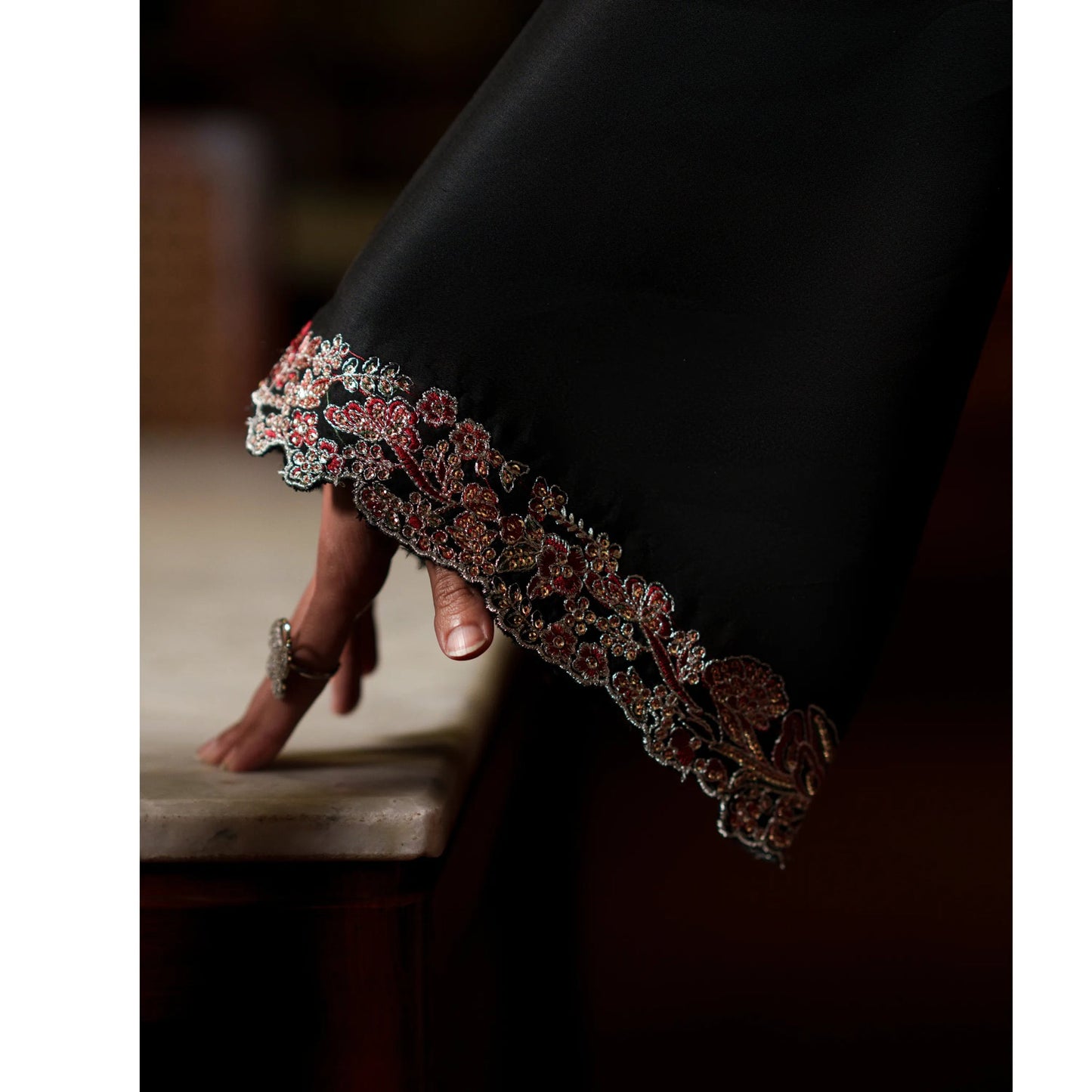 EALA Festive Embroidered Viscose Dress with Printed Silk Dupatta | Women’s Festive Wear Pakistani Designer Outfit by Casuallite